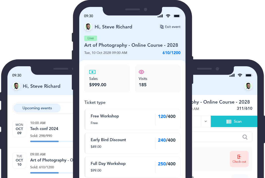 Eventzilla Organizer App