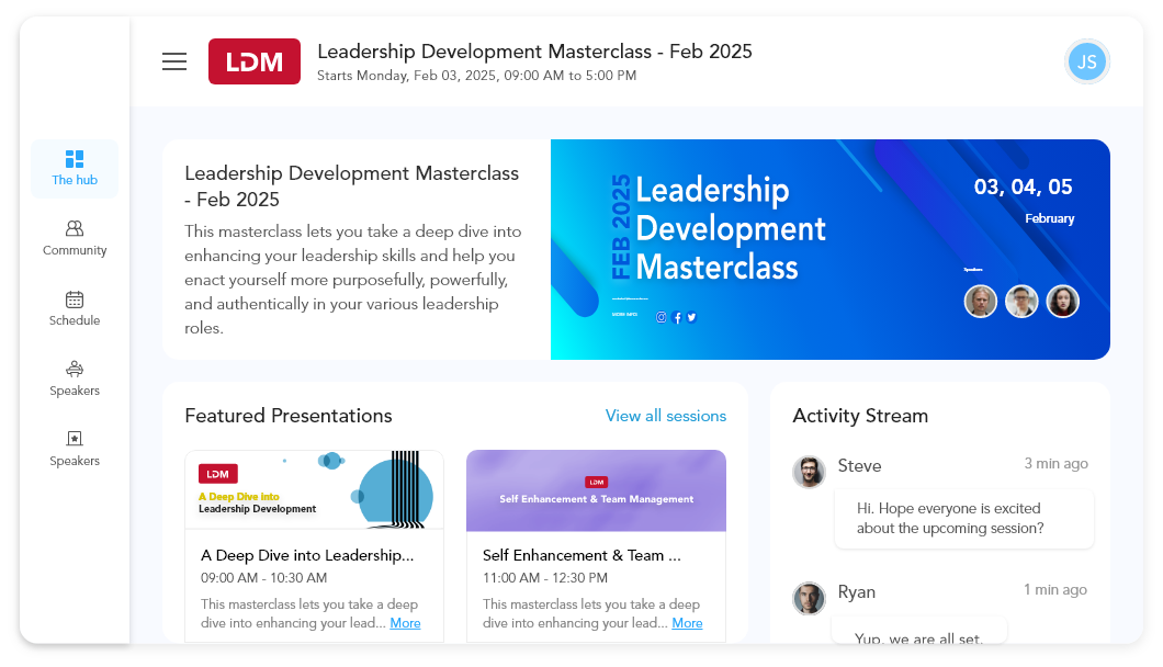 Customizable Lobby Page